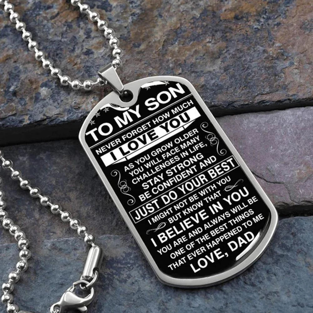 To My Son - Love Dad - Love Tag™