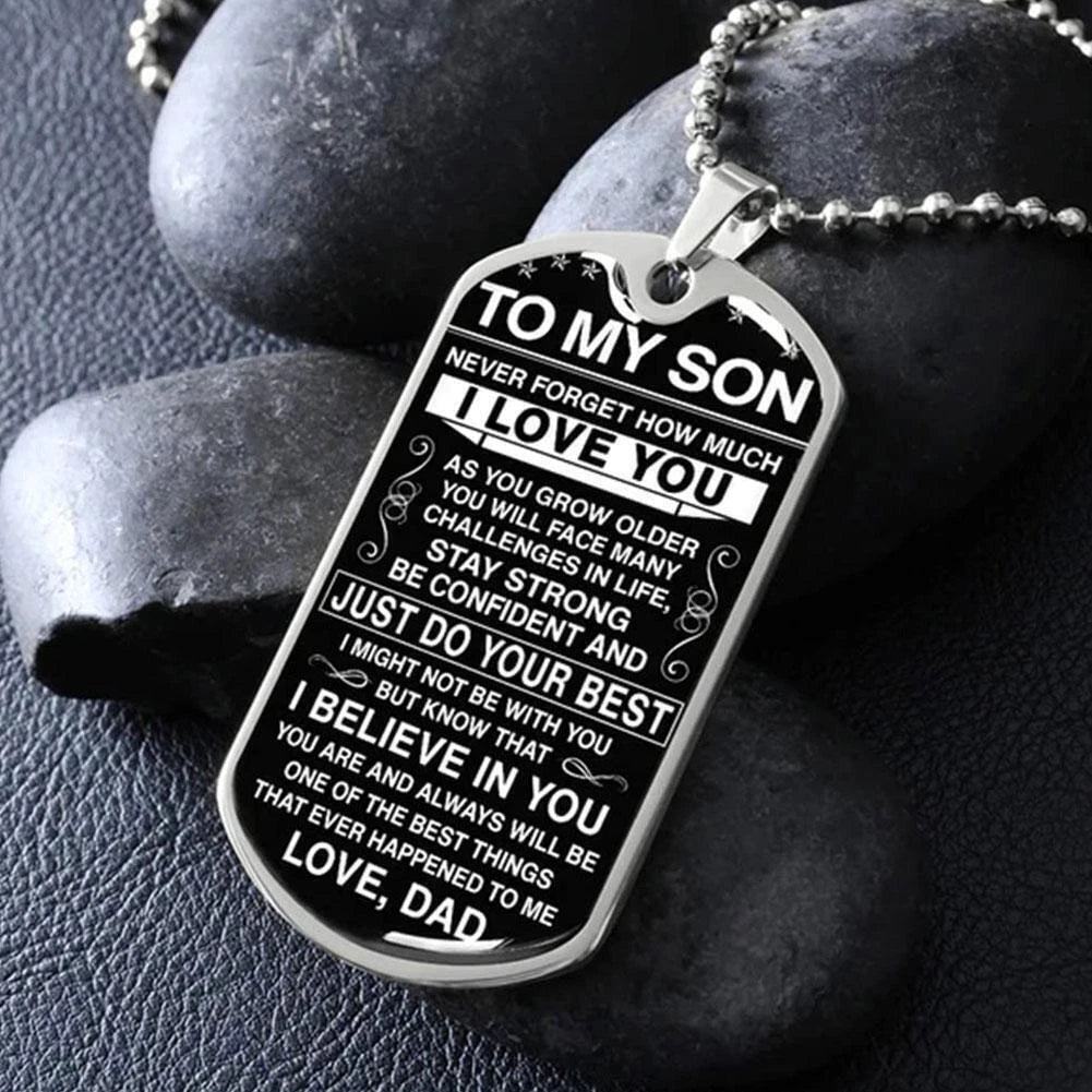 To My Son - Love Dad - Love Tag™