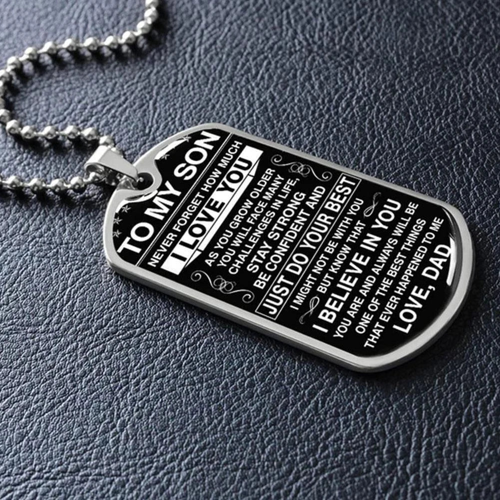 To My Son - Love Dad - Love Tag™