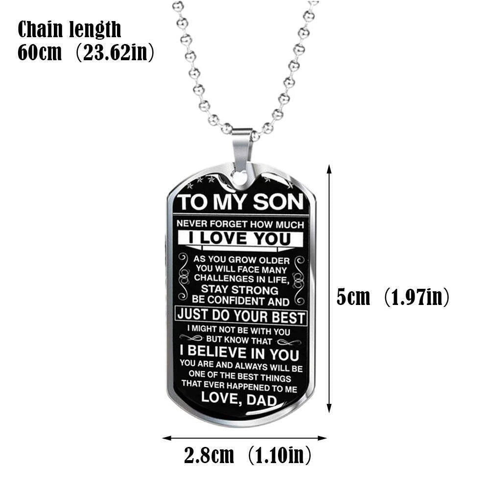 To My Son - Love Dad - Love Tag™
