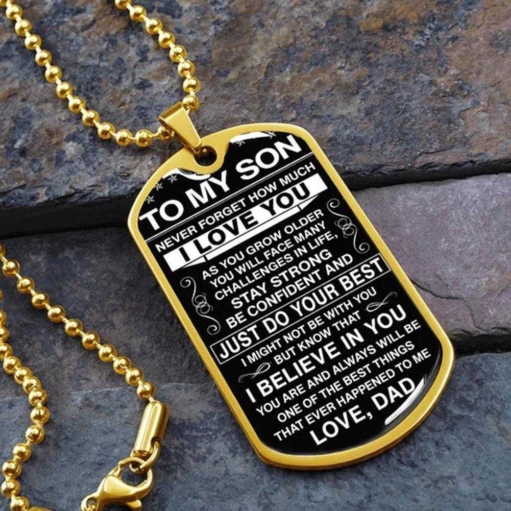 To My Son - Love Dad - Love Tag™