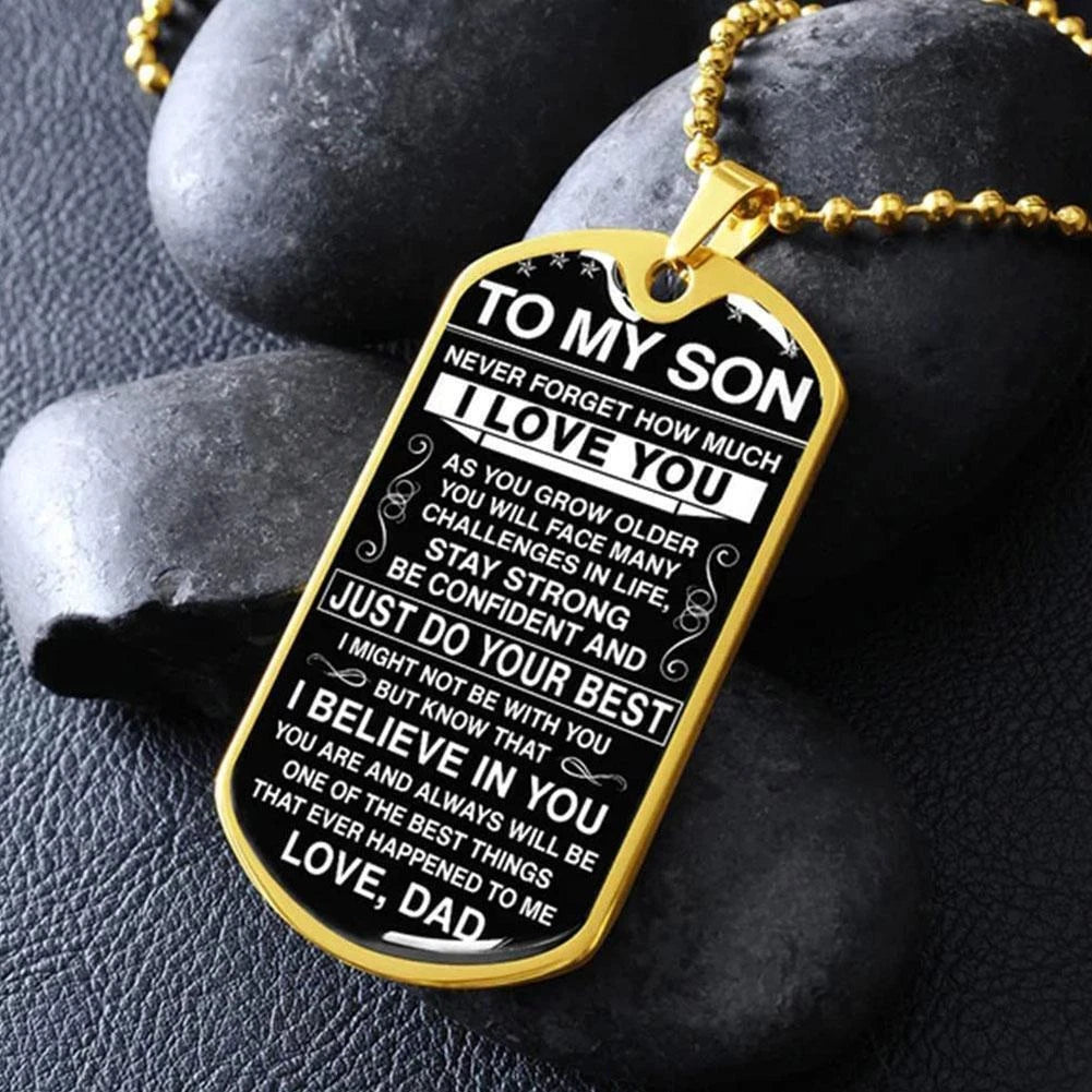 To My Son - Love Dad - Love Tag™