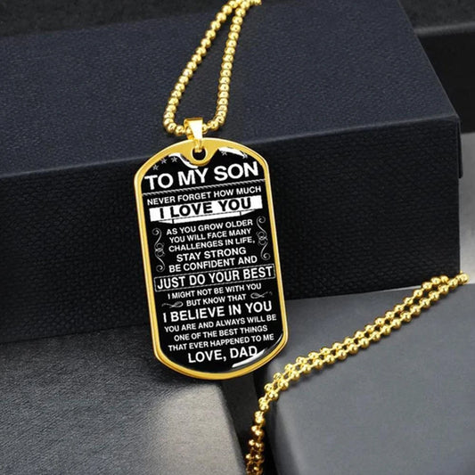 To My Son - Love Dad - Love Tag™