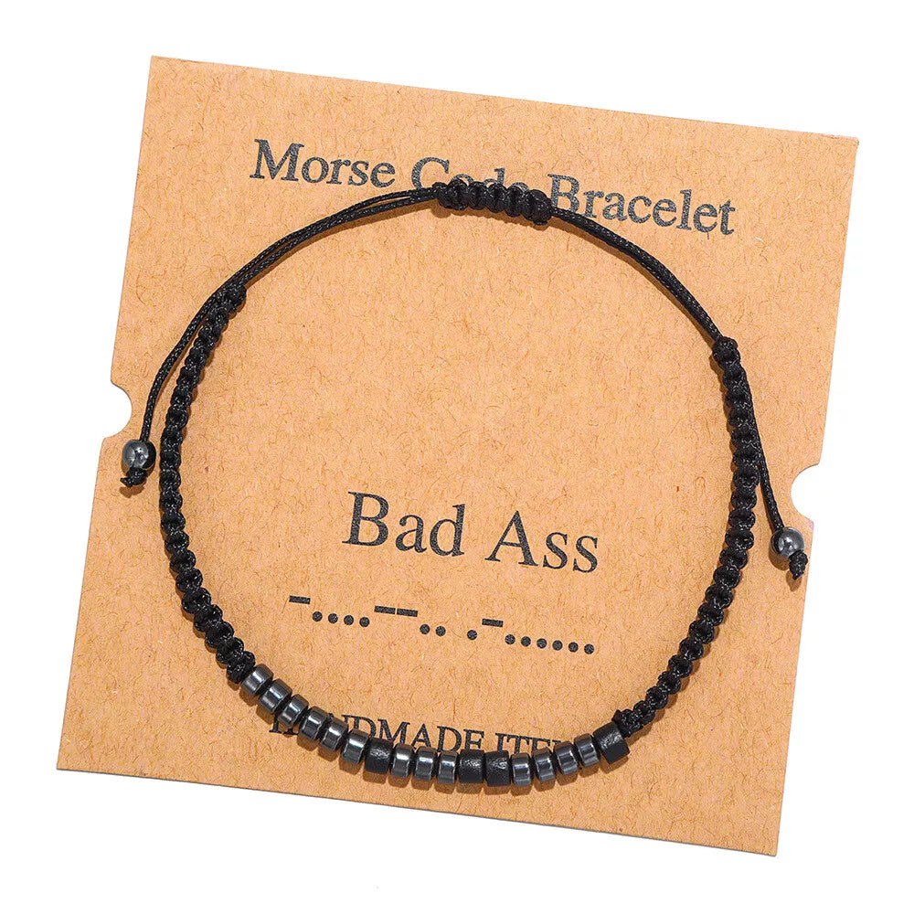 Morse Code Bracelet - Customisable Message