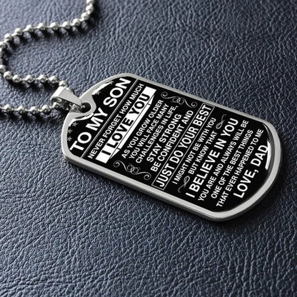 To My Son - Love Dad - Love Tag™