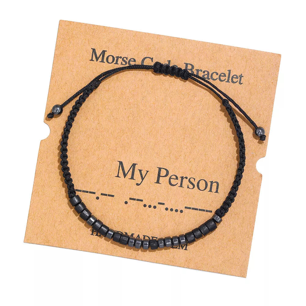 Morse Code Bracelet - Customisable Message