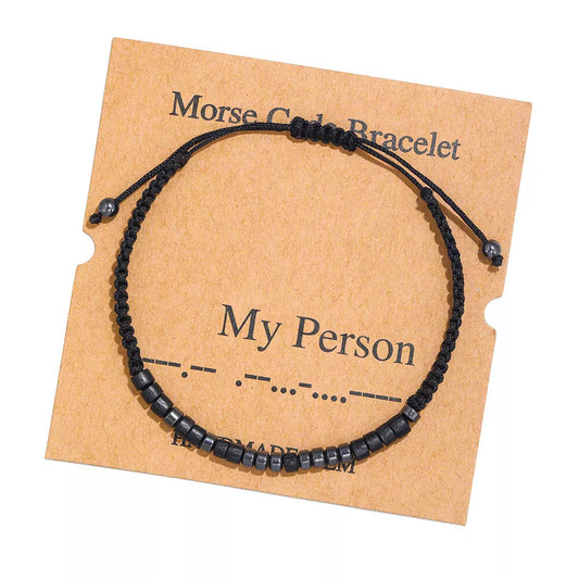 Morse Code Bracelet - Customisable Message