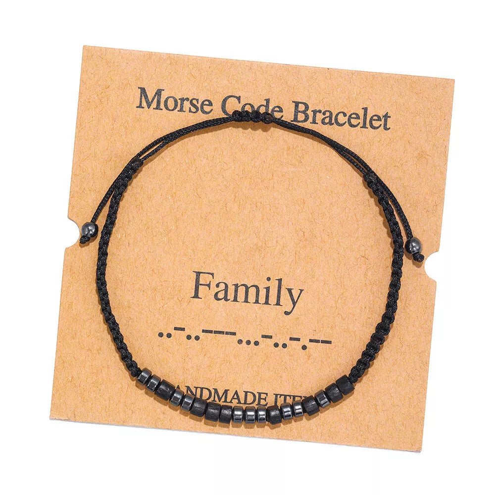 Morse Code Bracelet - Customisable Message