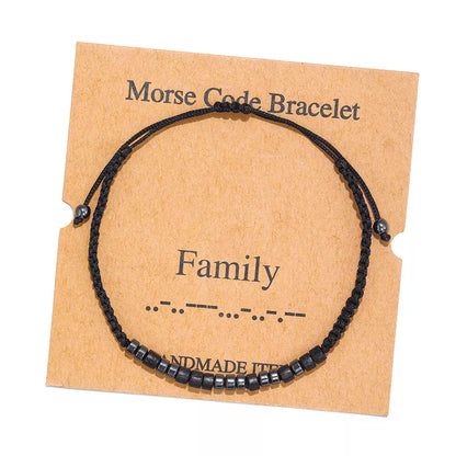 Morse Code Bracelet - Customisable Message