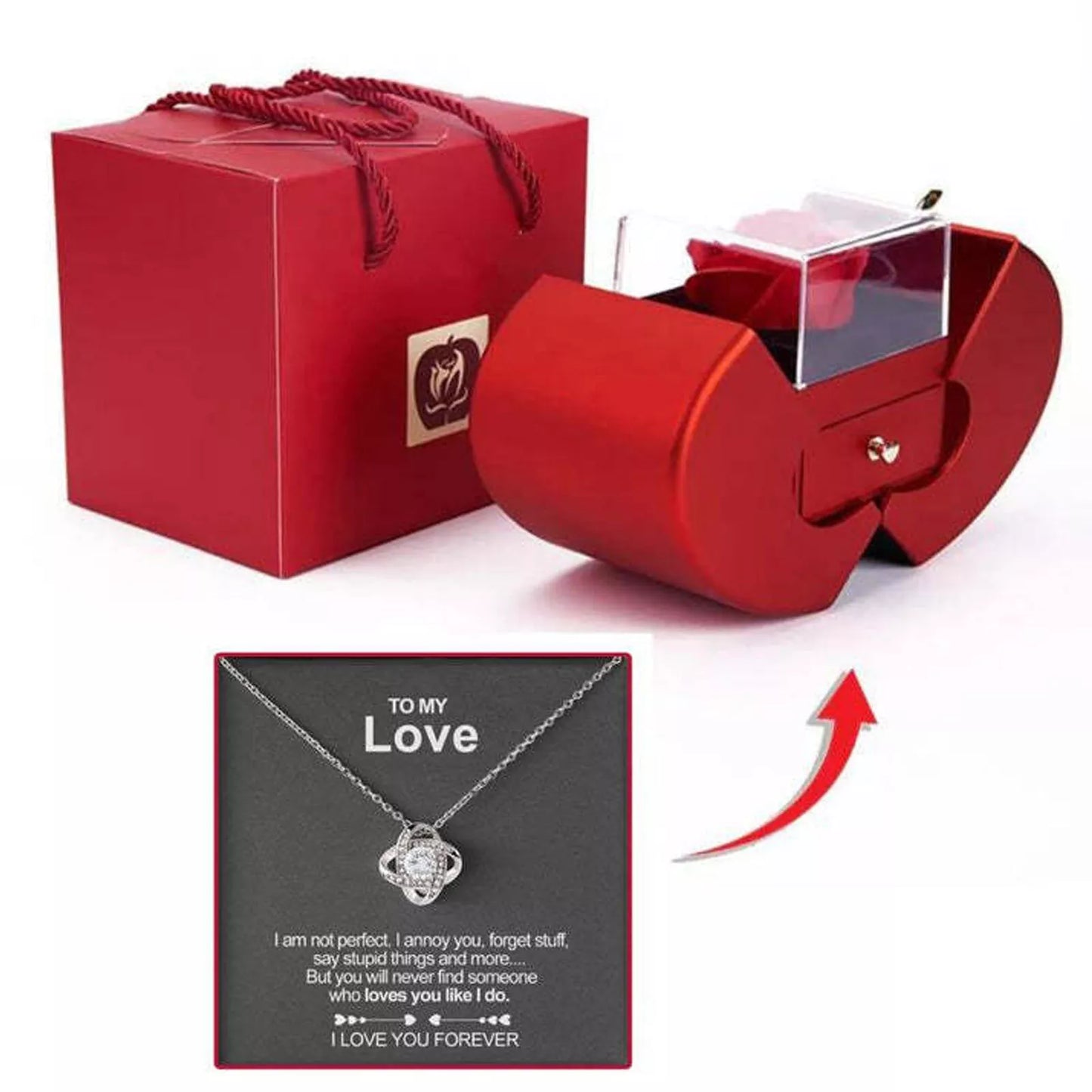 Eternal Rose™ - To My Love - Necklace