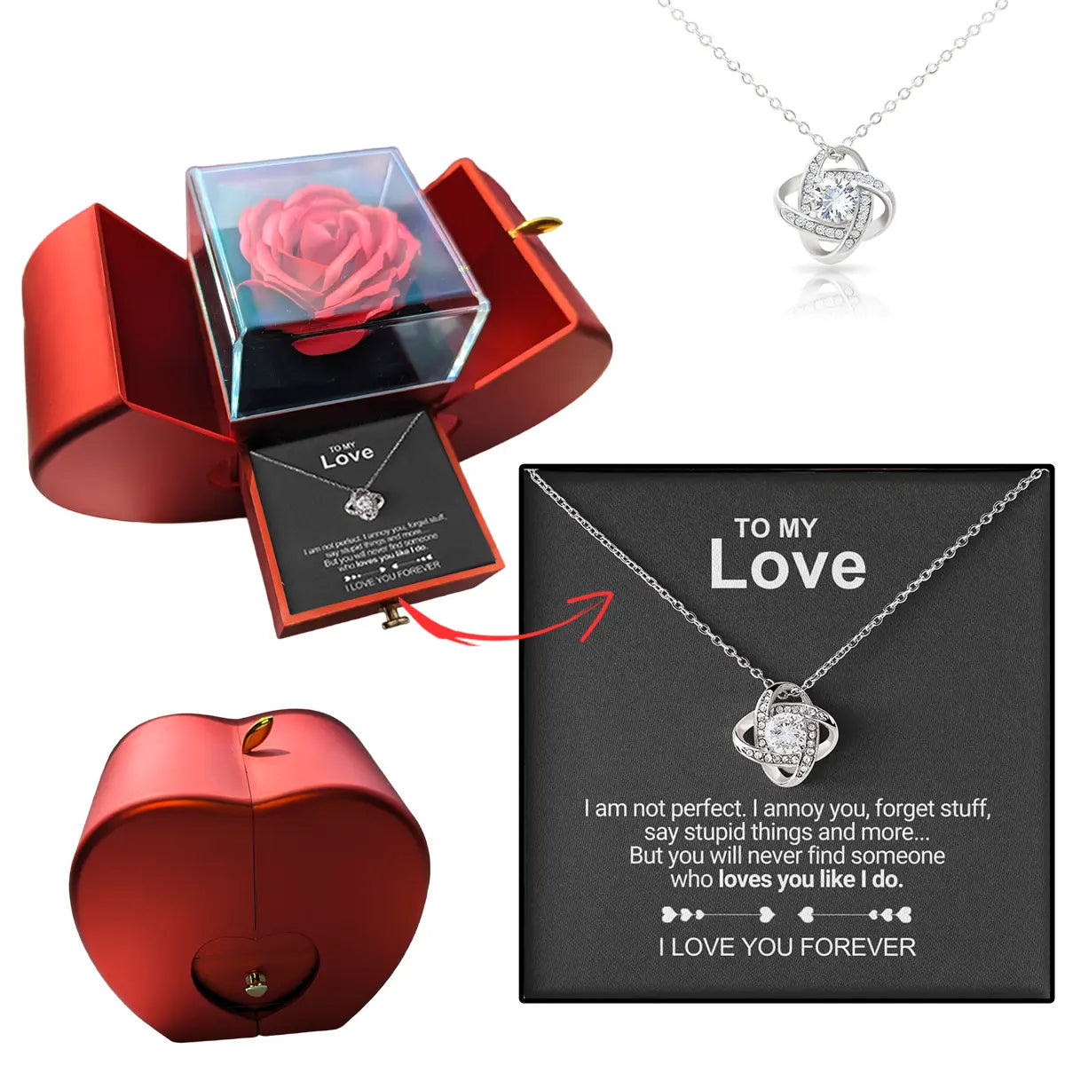 Eternal Rose™ - To My Love - Necklace